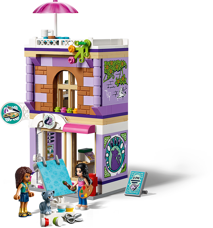 lego friends emma's art cafe instructions